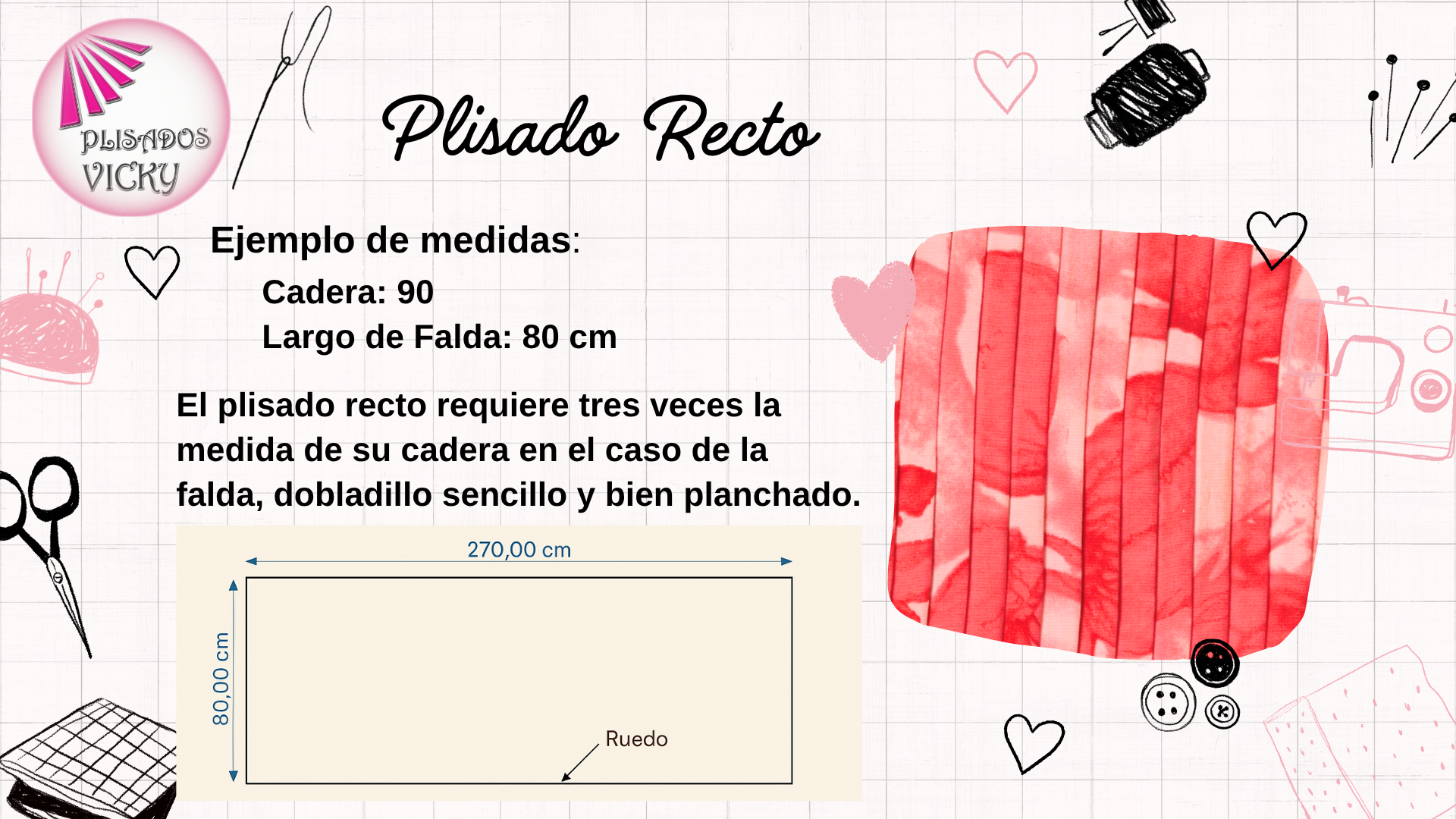 Guía de corte de tela: Medidas exactas