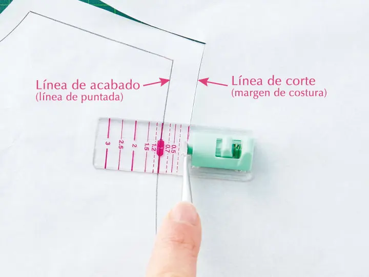 Guía de corte de tela: Medidas exactas