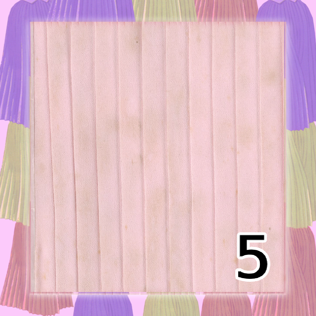 Ejemplo de plisado recto 5