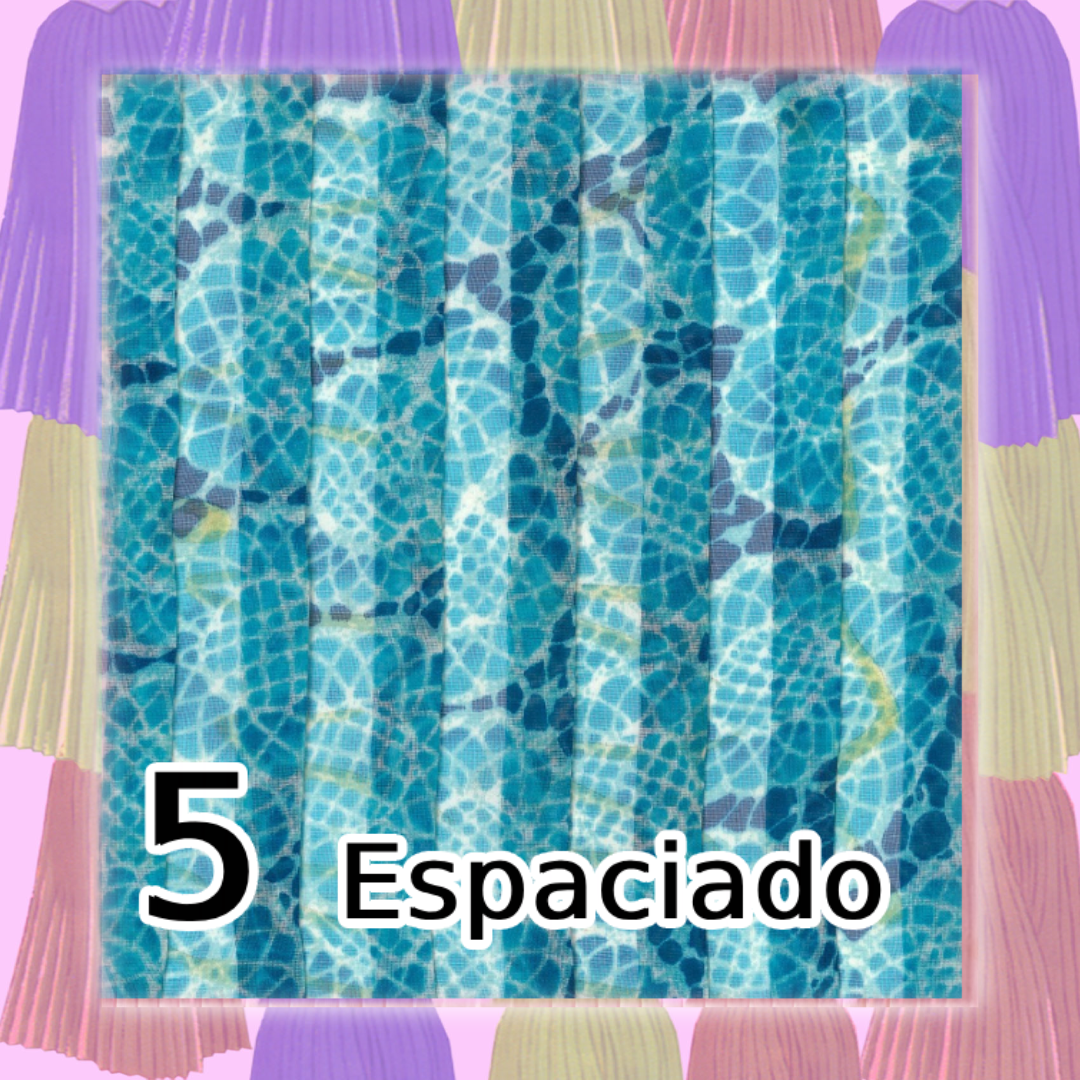 Ejemplo de plisado recto 6