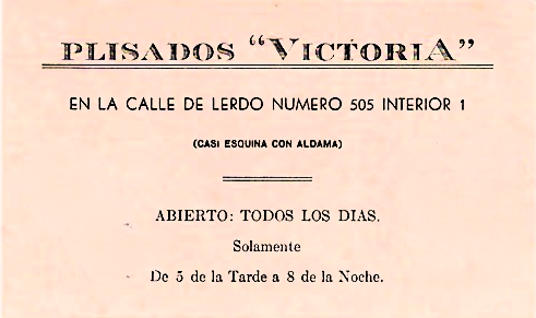 Tarjeta antigua