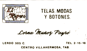 Tarjeta moderna